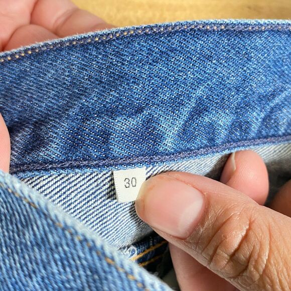 Wilfred X Citizens Of Humanity Liv Straight Step Raw Hem Jeans Women's 30 - Picture 6 of 12